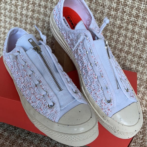 Converse Chuck 70 OX White/Bright Poppy/Egret WMNS - Picture 7 of 16